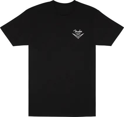 Fender - Custom Shop Logo Tee, Black - XXL