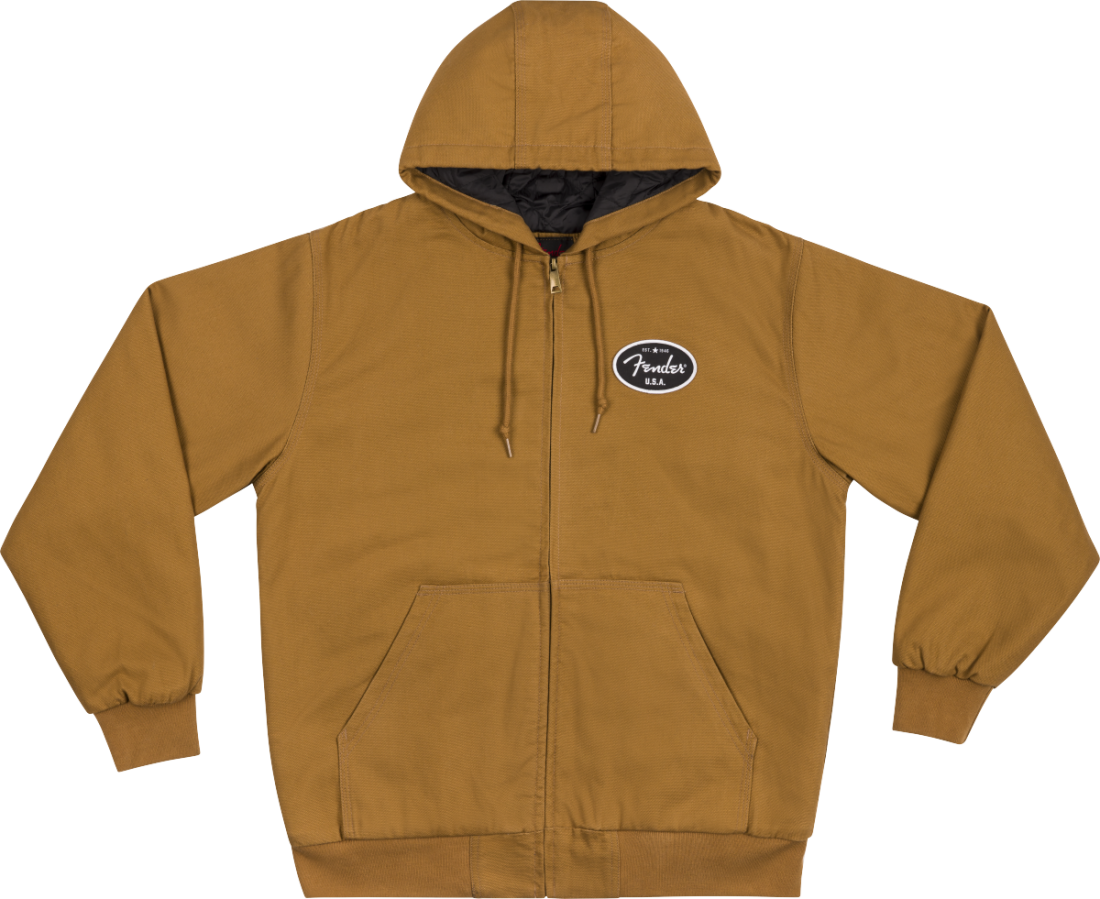 Utility Canvas Jacket, Saddle - Large