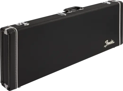 Fender - Classic Series Wood Case for Strat /Tele, Left-Handed - Black