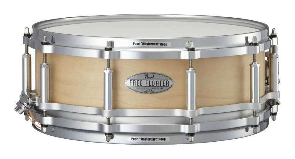 Pearl Free Floating 14x5 Inch Snare - 6 Ply Maple