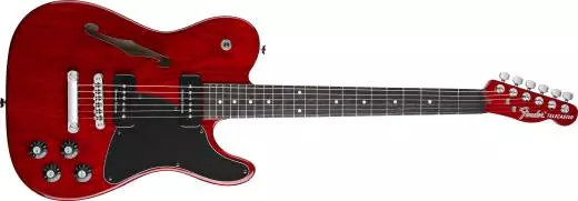 Jim Adkins JA-90 Telecaster Thinline - Rosewood Fingerboard, Crimson Red Transparent