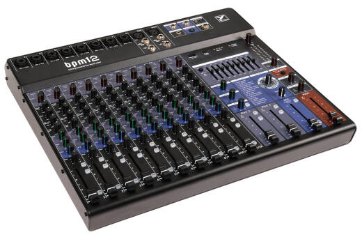 BPM12 12-Channel Battery-Powered Mixer with USB