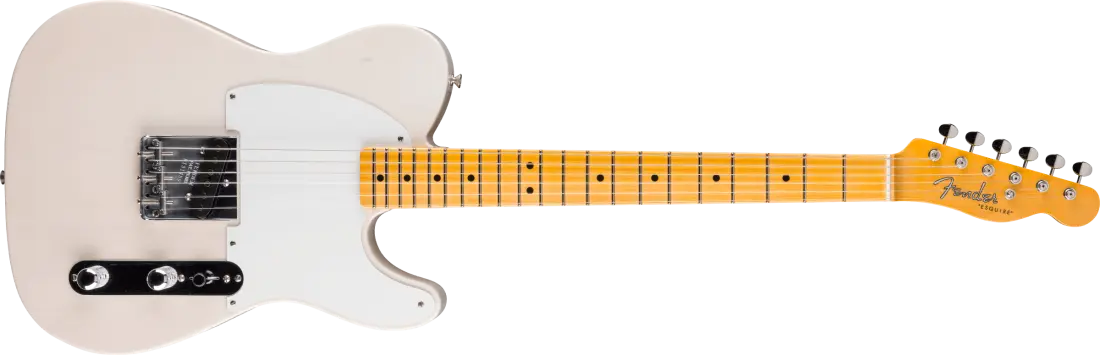 Vintage Custom 1950 Pine Esquire Time Capsule Package, 1-Piece Rift Sawn Maple Neck - Aged White Blonde