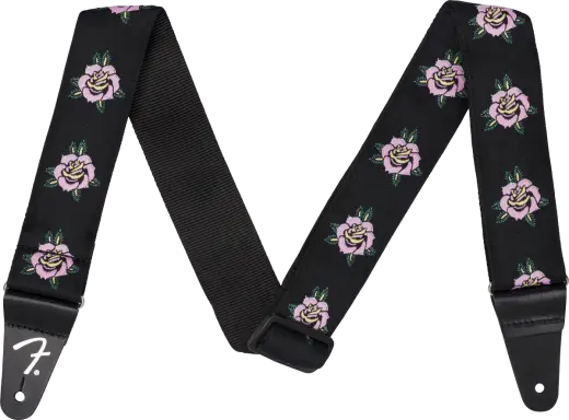 Fender - 2 Inch Rose Guitar Strap - Pink