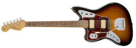Fender - Kurt Cobain Jaguar gauchre- touche en palissandre, 3 Colour Sunburst