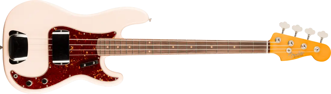 1960 Precision Bass DLX Closet Classic, 3A Rosewood Fingerboard - Faded Aged Shell Pink