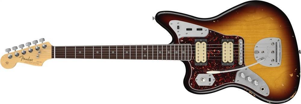 ギター FENDER  COBAIN JAGUAR Road Worn Fender Kurt Cobain Road Worn Jaguar - 3-Color Sunburst (Left