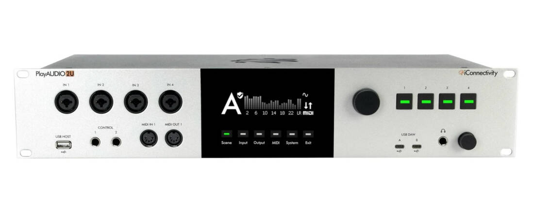 PlayAUDIO2U Audio and MIDI Interface for Live Performane