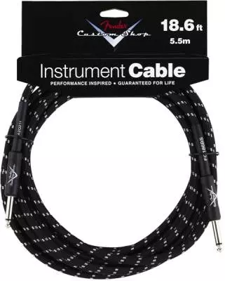 Cble d\'instrument srie Custom Shop Performance 18.6\' - Noir