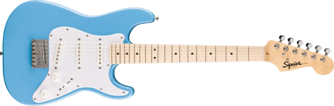 Mini Strat Electric Guitar with Maple Fingerboard - California Blue