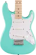 Mini Strat Electric Guitar with Maple Fingerboard - Sea Foam Green