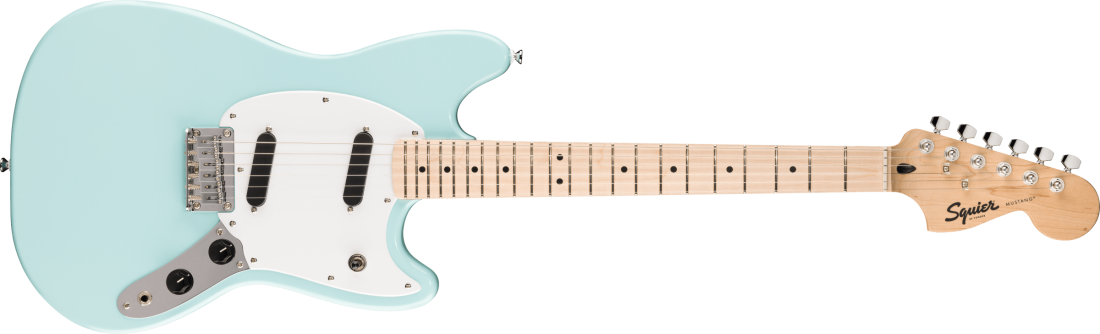 Squier Sonic Mustang, Maple Fingerboard - Daphne Blue | Long & McQuade