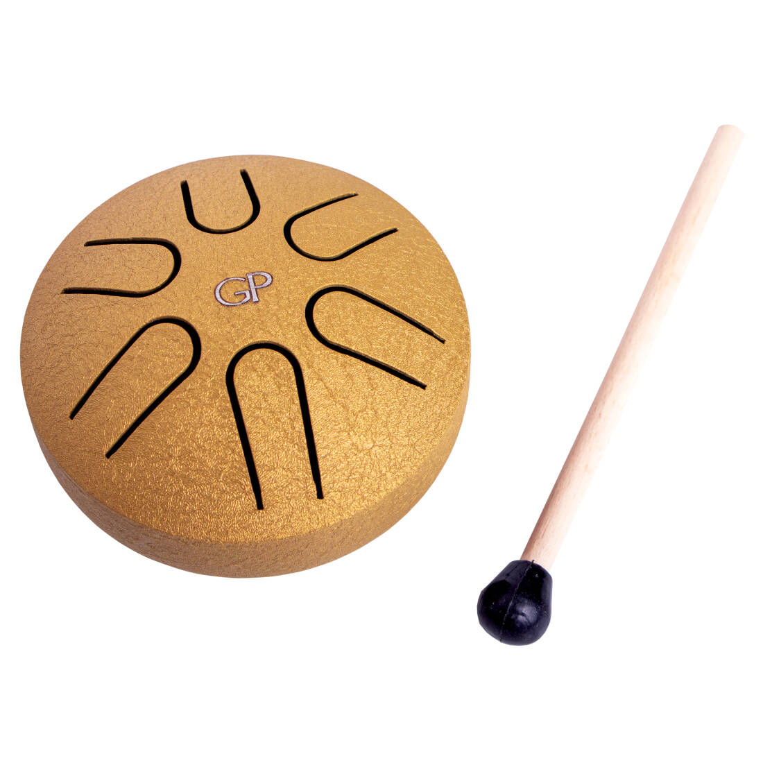 3\'\' 6-Note Tongue Drum - Gold