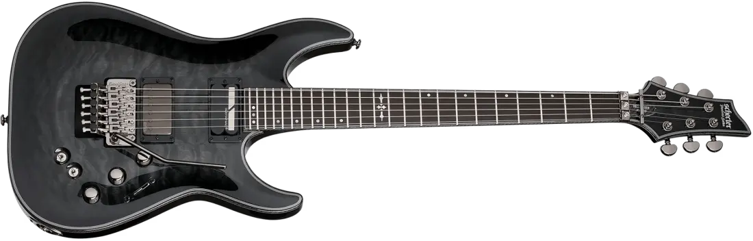Hellraiser Hybrid C-1 FR S Electric Guitar - Trans Black Burst