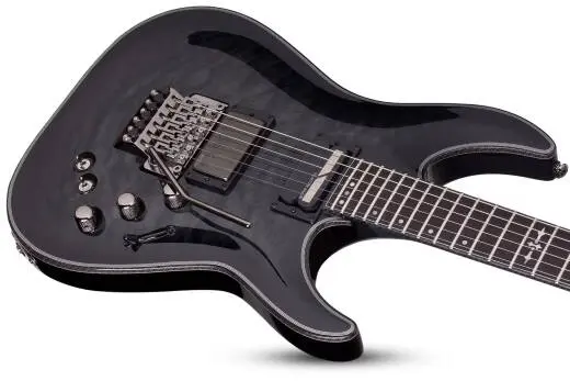 Hellraiser Hybrid C-1 FR S Electric Guitar - Trans Black Burst