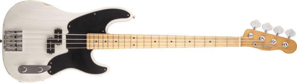 Mike Dirnt Road Worn Precision Bass - Maple Fingerboard, White Blonde
