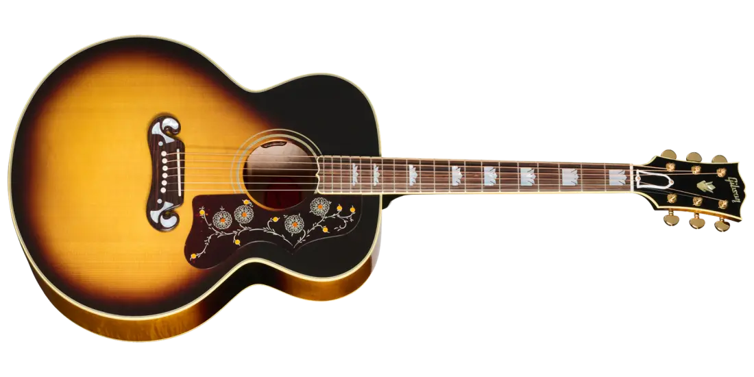 SJ-200 60s Original Acoustic/Electric Guitar with Hardshell Case - Vintage Sunburst