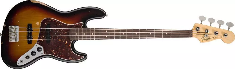 Road Worn \'60s Jazz Bass - 3-Color Sunburst