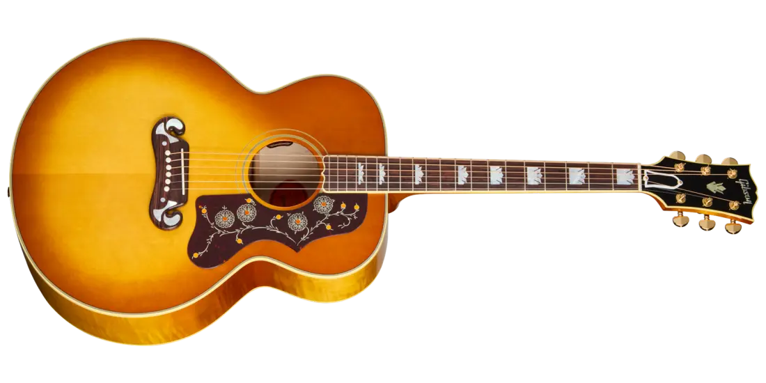 SJ-200 60s Original Acoustic/Electric Guitar with Hardshell Case - Heritage Cherry Burst