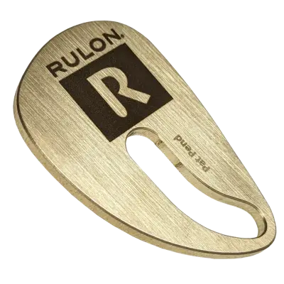 Rulon - Ergonomic Saxophone Thumb Rest - Raw Brass
