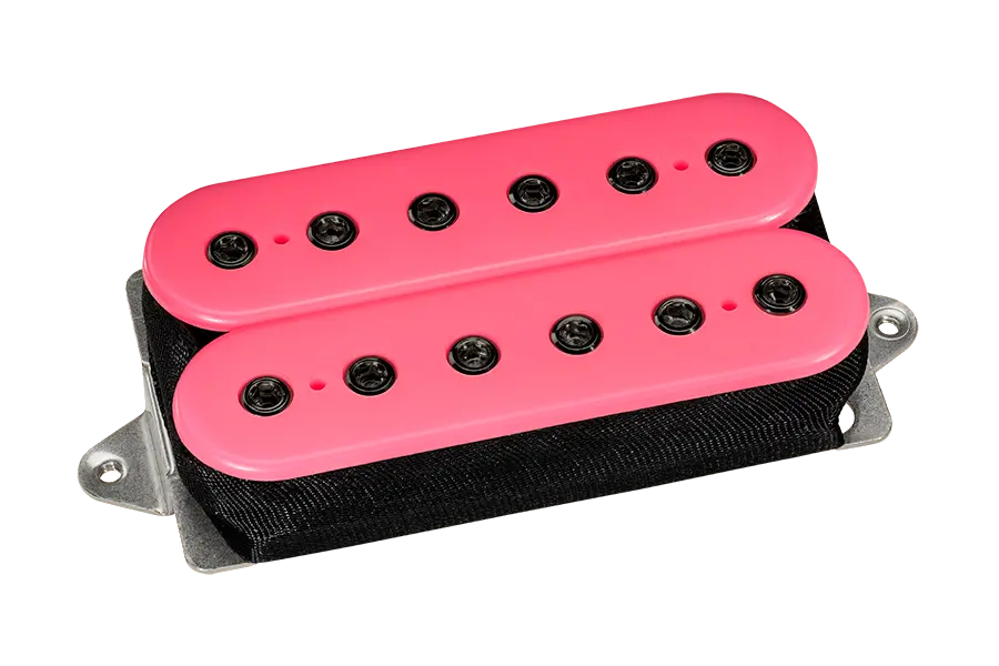 Gravity Storm Neck Pickup, F-spaced - Pink with Black Poles