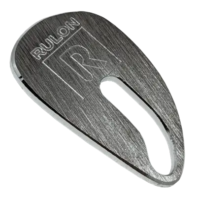 Rulon - Ergonomic Saxophone Thumb Rest - Rhodium Plate