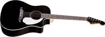Sonoran SCE Acoustic/Electric w/ Fishman Preamp and Built-In Tuner - Black