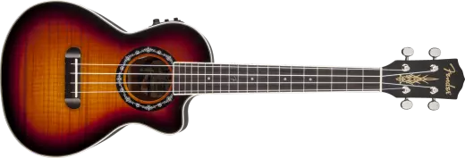 T-Bucket Acoustic/Electric Tenor Ukulele - 3 Tone Sunburst