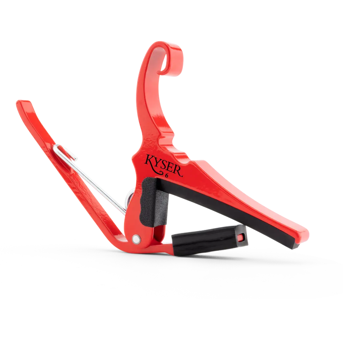 Quick-Change Capo for 6-String Acoustic Guitar - Lipstick Red