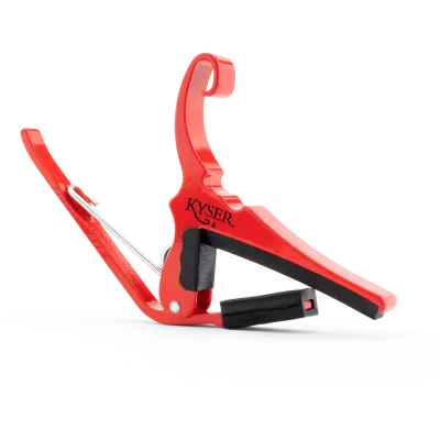 Kyser - Quick-Change Capo for 6-String Acoustic Guitar - Lipstick Red