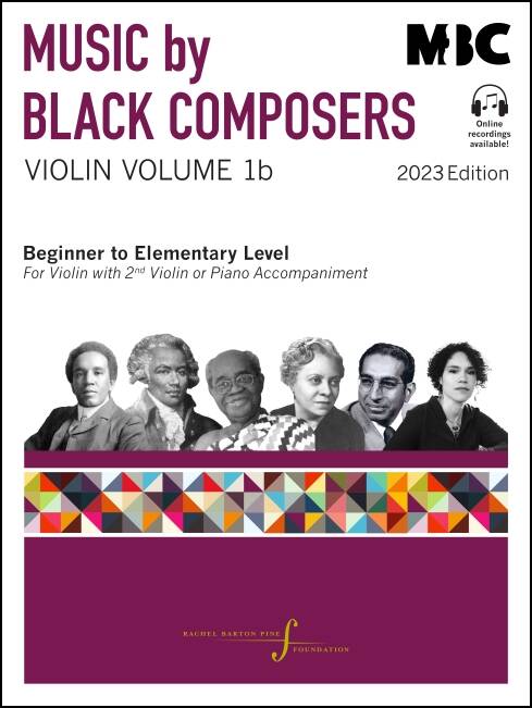 Music by Black Composers: Violin Volume 1b - Book/Audio Online