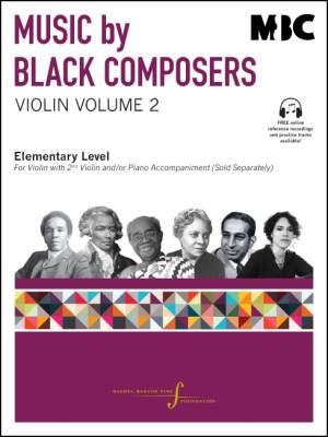 Music by Black Composers: Violin Volume 2 - Book/Audio Online