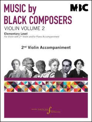 Music by Black Composers: Violin Volume 2 - 2nd Violin Accompaniment - Book