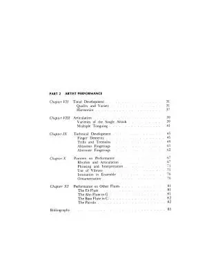 The Art of Flute Playing - Putnik - Flute - Book