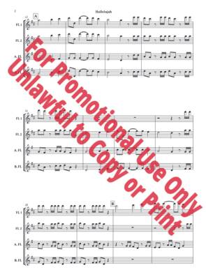 Hallelujah from \'\'Messiah,\'\' HWV 56 - Handel/Jolly - Flute Quartet