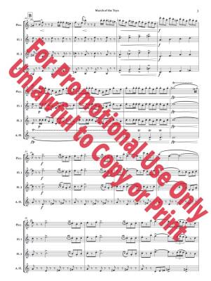 March of the Toys from \'\'Babes in Toyland\'\' - Herbert/Jolly - Flute Quartet