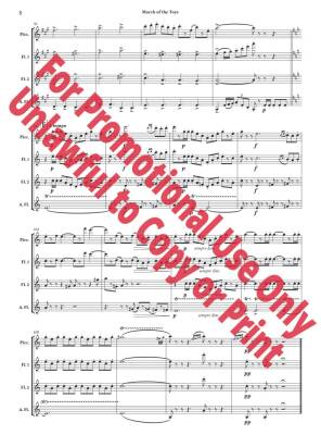 March of the Toys from \'\'Babes in Toyland\'\' - Herbert/Jolly - Flute Quartet