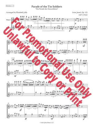 Parade of the Tin Soldiers, Op. 123 - Jessel/Jolly - Flute Duet