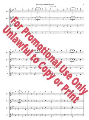 Selections from \'\'Weihnachtsbaum\'\', S. 186 - Liszt/Jolly - Flute Quartet