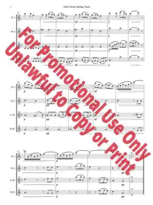 Fantasie on \'\'Stille Nacht, Heilige Nacht\'\', Op. 221, No. 2 - Reinecke/Jolly - Flute Quartet