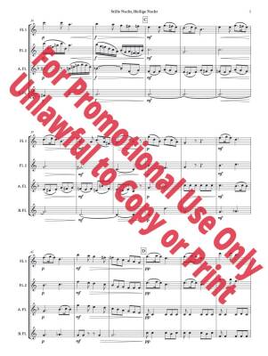 Fantasie on \'\'Stille Nacht, Heilige Nacht\'\', Op. 221, No. 2 - Reinecke/Jolly - Flute Quartet