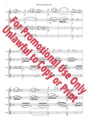 Fantasie on \'\'Stille Nacht, Heilige Nacht\'\', Op. 221, No. 2 - Reinecke/Jolly - Flute Quartet