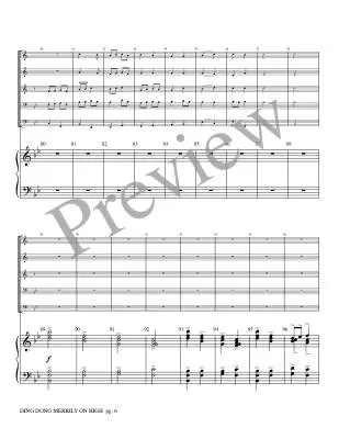 Ding Dong Merrily on High - Marlatt - Brass Quintet/Organ