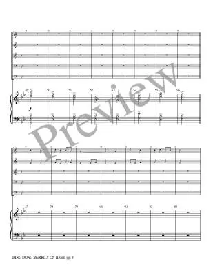 Ding Dong Merrily on High - Marlatt - Brass Quintet/Organ