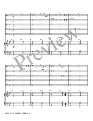 Ding Dong Merrily on High - Marlatt - Brass Quintet/Organ