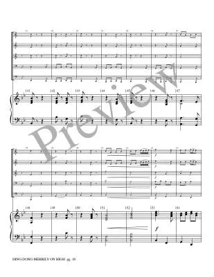 Ding Dong Merrily on High - Marlatt - Brass Quintet/Organ