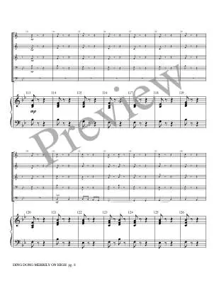 Ding Dong Merrily on High - Marlatt - Brass Quintet/Organ