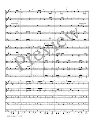 Holiday Garland, No. 2 - Kaisershot - Brass Quintet