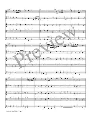 Holiday Garland, No. 2 - Kaisershot - Brass Quintet