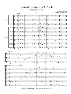 Concerto Grosso, Op. 6, No. 8 (\'Christmas Concerto\') - Corelli/Inglefield - Flute Choir
